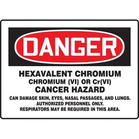 OSHA DANGER HAZARDOUS CHEMICAL MCAW127XL